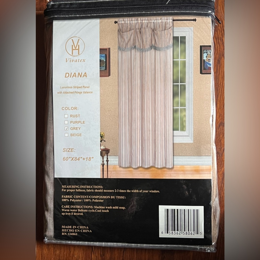 Curtains by Vivatex—2 panels NIP